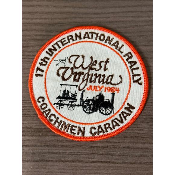 Coachmen Caravan Rally Patches Vintage Travel Tourist Retro 70s‎ 80s Roadtrip - Picture 3 of 10